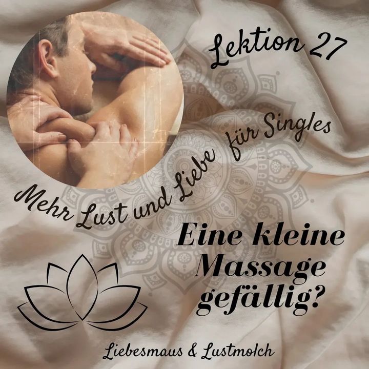 Eine kleine Massage gefällig?
Körperliche Berührung ist Nahrung f..... - Befree Tantra Shop