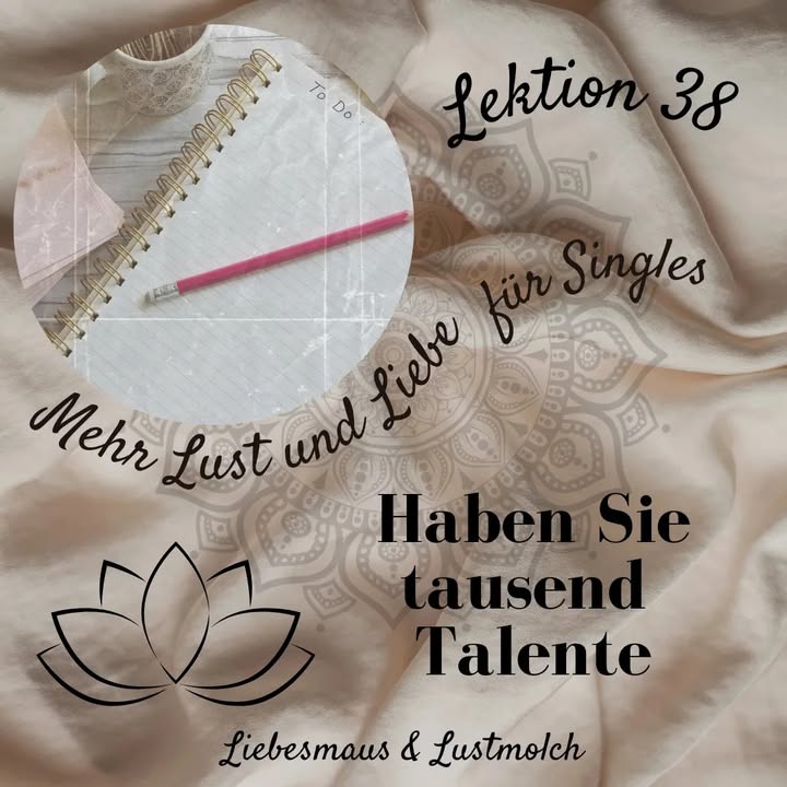 Haben Sie tausend Talente
Jeder Mensch hat viele Stärken und Tale..... - Befree Tantra Shop