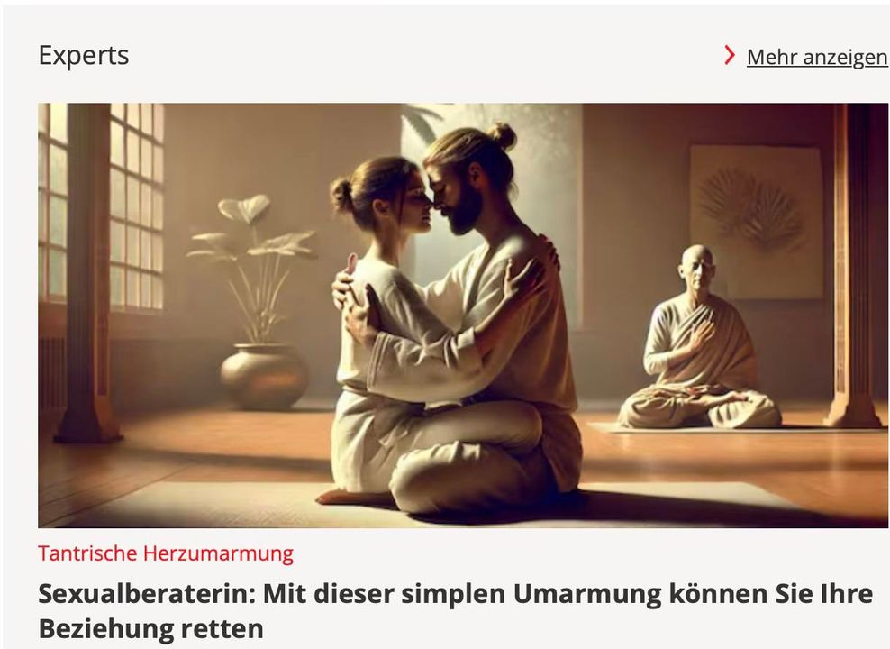 HEUTE IST FEIERTAG DER UMARMUNG!
Dazu habe ich einen Artikel gesc..... - Befree Tantra Shop