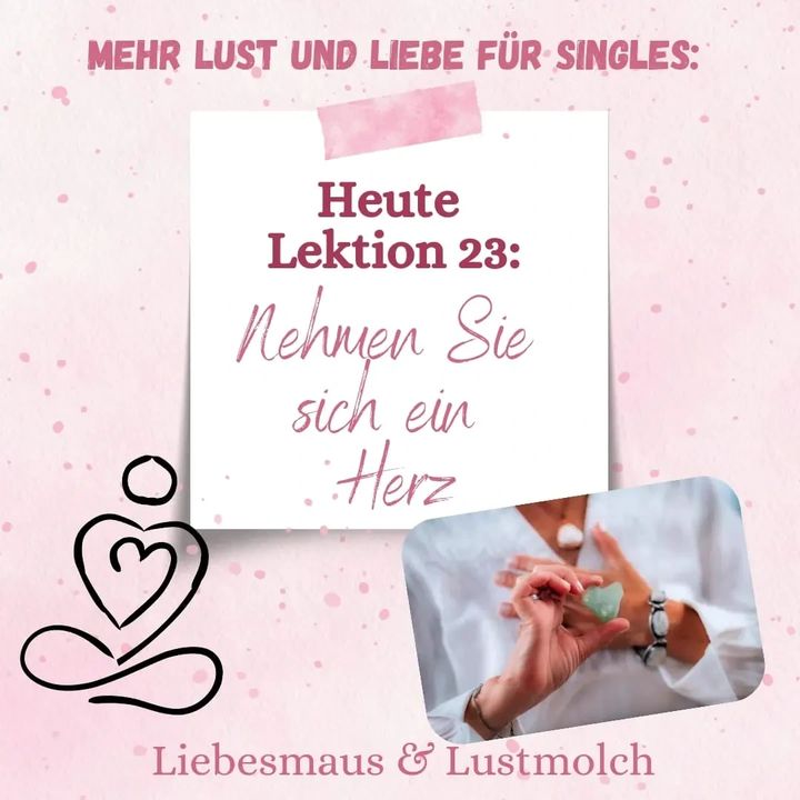 Nehmen Sie sich ein Herz
Nehmen Sie sich ein Herz, nämlich Ihres...... - Befree Tantra Shop