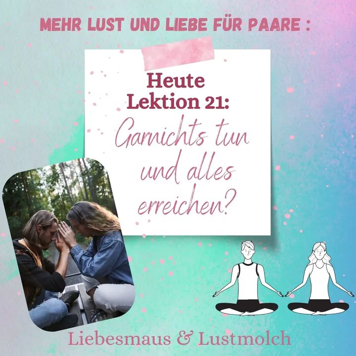 Paare:
Sie können alleine sitzen oder die fünf Minuten miteinande..... - Befree Tantra Shop